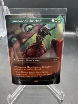 Hauntwoods Shrieker Borderless Foil MTG Duskmourn 349 - Image 1