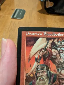 Magic: The Gathering Dwarven Bloodboiler Rare Judgment Creature Red 2002 84 - Image 2