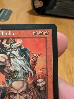 Magic: The Gathering Dwarven Bloodboiler Rare Judgment Creature Red 2002 84 - Image 3