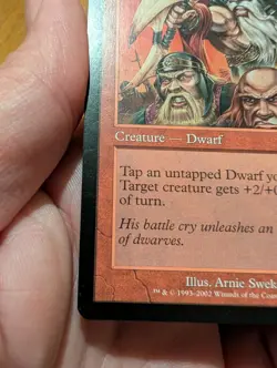 Magic: The Gathering Dwarven Bloodboiler Rare Judgment Creature Red 2002 84 - Image 5