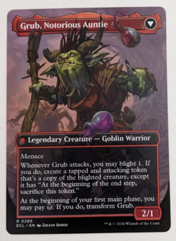 Grub, Storied Matriarch (289) Borderless, Lorwyn Eclipsed ECL, Magic MtG, Reg NM - Image 2