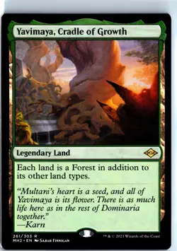 Yavimaya, Cradle of Growth (261) - Normal - Modern Horizons 2 (MH2) - NM - Image 1
