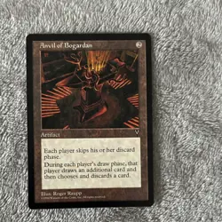 Wizards of the Coast Anvil of Bogardan MTG Visions Artifact Regular 1996 Raupp - Image 1
