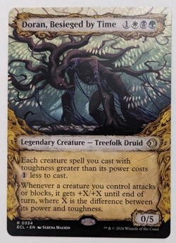 Doran, Besieged by Time (334) Showcase, Lorwyn Eclipsed ECL, Magic MtG - NM! - Image 1
