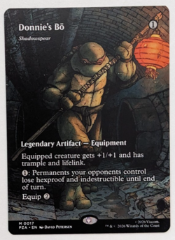 Donnie's Bo | Shadowspear (0017) TMNT Ninja Turtles PZA, Magic MtG, Regular NM! - Image 1