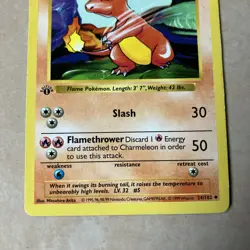 1999 Pokemon TCG Charmeleon 1st Edition Shadowless 24/102 - Image 3