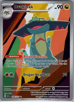 Drakloak 248/217 IR Illustration Rare Ascended Heroes Full Art Holo Pokemon NM - Image 1