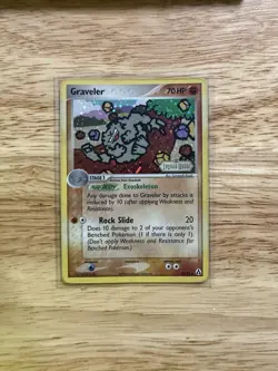 Graveler 34/92 EX Legend Maker Reverse Holo Legend Maker Stamp Vintage Pokemon - Image 1