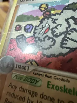 Graveler 34/92 EX Legend Maker Reverse Holo Legend Maker Stamp Vintage Pokemon - Image 3