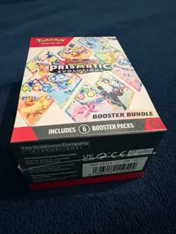 Pokemon TCG: Prismatic Evolutions Factory Sealed Booster Bundle Box 6 Packs - Image 3