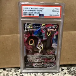 Pokemon TCG Umbreon VMAX TG23/TG30 Sword & Shield: Brilliant Stars PSA 10 - Image 1