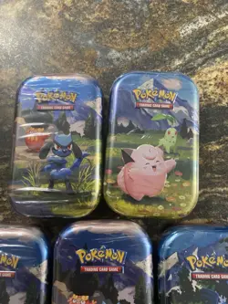 Pokemon TCG Ascended Heroes Factory Sealed 5x Mini Tins - Image 4