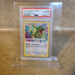 RAYQUAZA PSA 10 2020 POKEMON SWORD & SHIELD SWSH VIVID VOLTAGE #138 GEM - Image 5