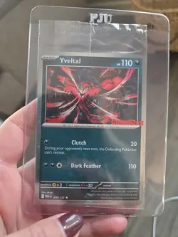 Pokemon TCG Yveltal Stamped GameStop Promo Exclusive! Mega Evolutions NM Holo - Image 1