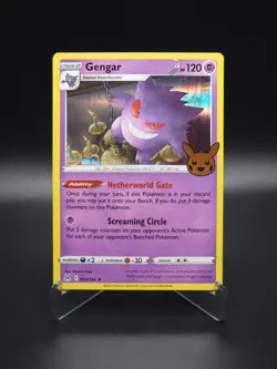 Gengar 2023 Trick Or Trade Halloween Stamp Pokemon TCG Holo Rare 066/196 - Image 1
