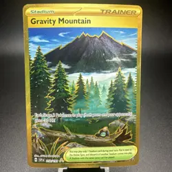 Gravity Mountain 250/191 Surging Sparks Gold Secret Rare Pokemon TCG NM/MINT - Image 1