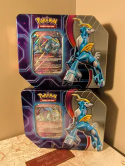 2x Pokemon TCG: Paradox Destinies Tin Iron Crown Ex Sealed - Image 1
