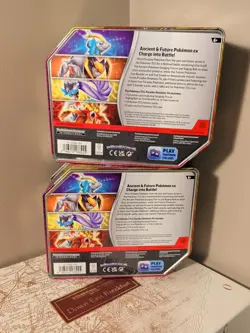 2x Pokemon TCG: Paradox Destinies Tin Iron Crown Ex Sealed - Image 2
