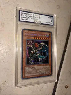 Psa 9 Ags 9 Chaos Emperor Dragon 1st Ed - Envoy of the End Yugioh - Image 1