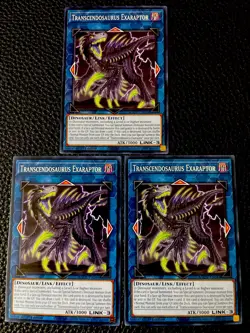 Transcendosaurus Exaraptor (X3) AGOV-EN044 Yugioh 1st (New) - Image 1