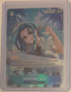 One Piece TCG Nefeltari Vivi Alt Art EB03-024 SR Heroines Edition English NM - Image 1