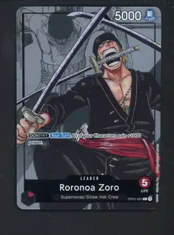 #4 2023 One Piece Bandai Premium Collection 25th Edition #001 Roronoa Zoro - Image 1