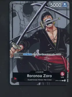 #3 2023 One Piece Bandai Premium Collection 25th Edition #001 Roronoa Zoro - Image 1