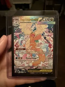 Pokemon Ascended Heroes Mega Dragonite EX 290/217 Ultra Rare Full Art Holo Card - Image 1