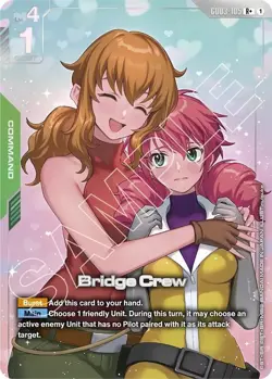 Bridge Crew - R+ | Gundam Card Game NM - Image 1