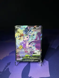 Mew V (Alternate Full Art) Fusion Strike Pokemon TCG SWSH Card 251/264 - Image 2