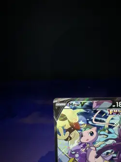 Mew V (Alternate Full Art) Fusion Strike Pokemon TCG SWSH Card 251/264 - Image 3