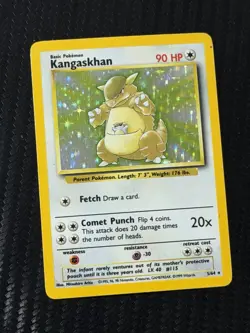 Kangaskahn 5/64 Jungle Unlimited Holo Rare Pokemon Card LP - Image 1
