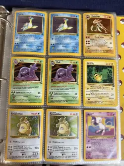 543 Pokemon Card Binder Vintage 15 Holos 1st Edition Base Jungle Fossil Rocket - Image 2