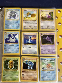 543 Pokemon Card Binder Vintage 15 Holos 1st Edition Base Jungle Fossil Rocket - Image 5