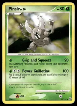 Pinsir 59/132 Pokemon Card Secret Wonders Uncommon 80 HP Lightly Played E28 - Image 1