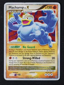 Machamp LV.X 98/100 Stormfront Holo HP Pokemon Card - Image 1