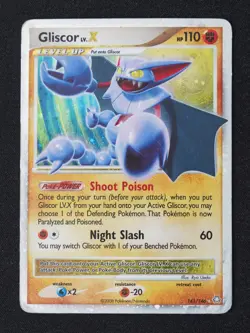 Gliscor LV.X 141/146 Legends Awakened Holo HP Pokemon Card - Image 1