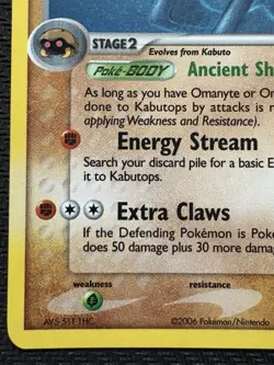 Pokemon TCG Kabutops EX Legend Maker 7/92 Holo Rare LP Excellent Vintage Card - Image 5