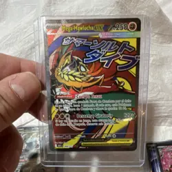 Pokemon TCG Mega-Hawlucha EX Full Art 268/217 Holo Spanish 250 HP 120+ Card - Image 1