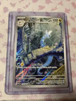 Pokemon Card Dragonair 181/165 Scarlet & Violet 151 Illustration Rare Near Mint - Image 1