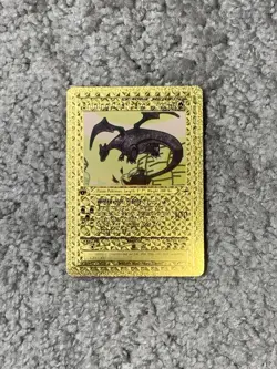 Shining Charizard HP100 Unique #107/105 First Edition Gold Foil Fan Art Card - Image 1