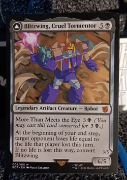 MTG Blitzwing, Cruel Tormentor Blitzwing, Adaptive Assailant Transformers... - Image 2