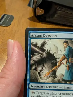 Magic: The Gathering Arcum Dagsson Rare Coldsnap Legendary Creature Blue Wizards - Image 2