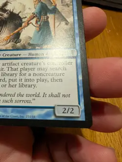Magic: The Gathering Arcum Dagsson Rare Coldsnap Legendary Creature Blue Wizards - Image 4