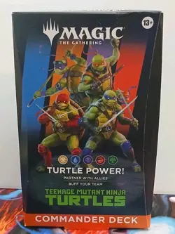 Magic The Gathering- Teenage Mutant Ninja Turtles COMMANDER DECK Sealed in Box - Image 1