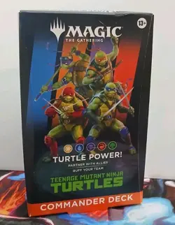 Magic The Gathering- Teenage Mutant Ninja Turtles COMMANDER DECK Sealed in Box - Image 2