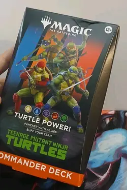 Magic The Gathering- Teenage Mutant Ninja Turtles COMMANDER DECK Sealed in Box - Image 3