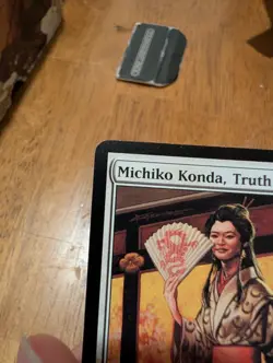 Magic: The Gathering Michiko Konda, Truth Seeker Rare Saviors Kamigawa Damaged - Image 2