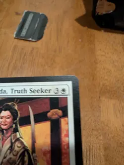 Magic: The Gathering Michiko Konda, Truth Seeker Rare Saviors Kamigawa Damaged - Image 3
