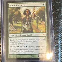 Magic: The Gathering Noble Hierarch Conflux Green Rare Human Druid 87/145 - Image 1